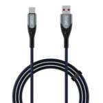 boAt Type A to C 65W Fast Charging Cable with 480 Mbps Data Transfer, Tangle-Free Cable in Premium Nylon Braided Design & Durable Aluminium Alloy Shell (Electric Blue)