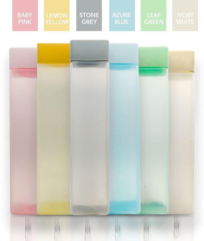 RK EMPIRE frosty Plastic Food Grade Fridge Square 1000 ml PET Bottle(Pack of 6, Multicolor)
