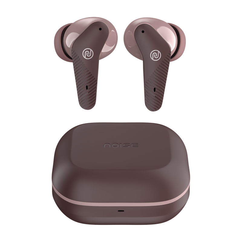 Noise Buds VS102 Neo with 40 Hrs Playtime, Environmental Noise Cancellation, Quad Mic Bluetooth(Deep wine, True Wireless)