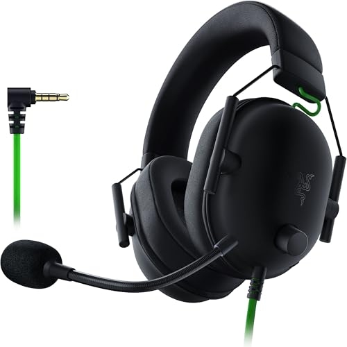 Razer BlackShark V2 X Smartchoice Wired Gaming Headset with Mic, 7.1 Surround Sound, 50mm Drivers, Memory Foam Cushions, Multi-Platform (PC/PS/Xbox/Switch/Mobile), 3.5mm Jack_Black