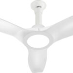 ACTIVA Silentair Light | BLDC Motor | Remote Control | LED Light | 5 Blade | High Speed with 5 Year Warranty BLDC Motor with Remote 1200 mm Ceiling Fan(5 Star | off white | Pack of 1)