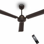 DIGISMART Storm | BLDC Motor | Remote Control | Energy Saving | Silent Operation with 5 Year Warranty BLDC Motor with Remote 1200 mm Ceiling Fan(5 Star | Smoke Brown | Pack of 1)