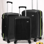 ALFA by VIP Excel Secure Hard Side Luggage | Trolley Bag With Flushed Combination Lock Cabin & Check-in Set 8 Wheels – 30 Inch