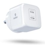 Auklet 45W GaN Fast Wall Charger, with PD & PPS Support, USB 2C, 1A Port, BIS Certified,Compatible with All iPhones, iPads, Samsung Galaxy, Smartwatch and All Android Mobiles,White