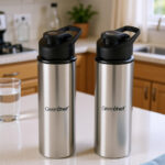 Greenchef Stainless Steel Quench Water bottle Pack of 2 900ML 900 ml Stainless Steel Bottle(Pack of 2, Silver)