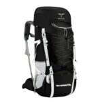Impulse Expedition 3 Compartment Rucksack Bags 75 Litre Travel Bag For Men Tourist Bag For Travel Backpack For Hiking Trekking Bag For Men Camping Bag With 1 Year Warranty, Black