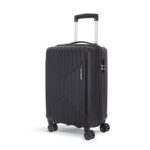 KAMILIANT by American Tourister Savvy | Cabin Trolley Bag Small Size (55 cms) for Travel| Hard Case Polypropylene (PP) Suitcase | 360° 8-Wheel Luggage Trolley | Combination Lock | Black