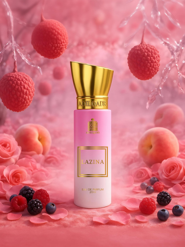 Adilqadri Lazina Perfume For Men & Women | Long-Lasting Fruity & Floral Fragrance | Eau de Parfum  –  20 ml(For Men & Women)