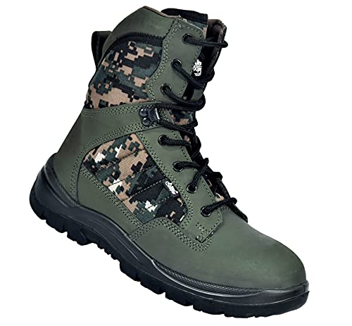 Allen Cooper Military & Tactical Boot AC 1097 OG Camouflage, SPECIAL EDITION JUNGLE BOOT, ISI Marked for IS:15298 Part-4, Size 5 INDIA/UK, Olive Green
