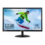 Zebronics 21.5” (54.6cm) LED Monitor, FHD 1920×1080, 250nits Brightness, Dual Input – HDMI/VGA, 2000000:1 Dynamic Contrast Ratio, 16.7M Colors, 16:9 Aspect Ratio, Wall Mountable (EA 122)