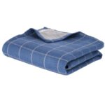 Doctor Towels, World’s First Banana Double Cloth Bath Towels, Dermatologist Tested for Sensitive Skin, 240 GSM Towels for Bath Large Size, Clinically Tested to Help Reduce Acne – Blue