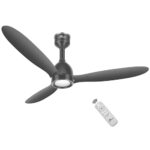 RR Signature COMFYGLOW 1250mm BLDC Underlight Ceiling Fan with 100% Pure Copper Motor – 35W | 350 RPM High Speed | Remote Control & LED Light | 3 Light Modes | 3 Year Warranty – Venetian Grey