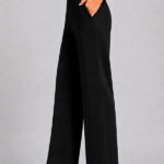 CLOWALL Regular Fit Women Black Trousers