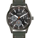 Guess Round 44mm Black Dial Analog Men Watch – GW0964G3