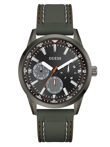 Guess Round 44mm Black Dial Analog Men Watch – GW0964G3