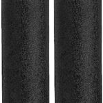 Amazon Brand – Solimo Stainless Steel Fridge Water Bottle | 1000 ml | Textured Black Finish (Set of 2)