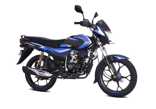 Bajaj Platina 110 Es Drum Motorcycle/Motorbike – Black Blue – Ex-Showroom