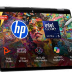 HP Omnibook X Flip Next Gen AI PC Intel Core Ultra 5 226V – (16 GB/1 TB SSD/Windows 11 Home/8 GB Graphics) 14-fm0126TU 2 in 1 Laptop(14 inch, Meteor Silver, 1.38 kg, With MS Office)