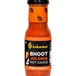 Habanero Bhoot Jolokia Sauce | World’s Hottest Ghost Pepper | Extra hot | Use as Condiment, Marinade or dip | 200g | Vegetarian | Vegan & Gluten Free | Enjoy 10 Servings