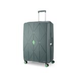 American Tourister Qubiz | Check-in Trolley Bag (68 cm) | 360° 8 Wheel Travel Luggage | Hard Case Polypropylene Suitcase | Recessed Combination Lock | Green