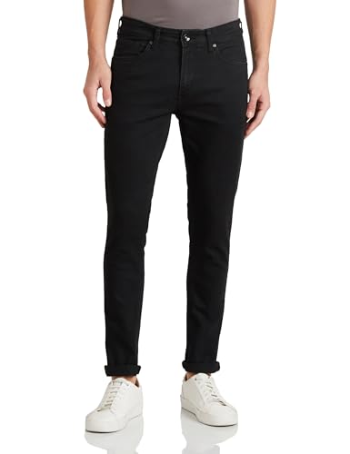 Amazon Brand – Symbol Men’s Skinny Jeans (SS20-NS-SY-SK01_Jet Black_32W x 31L)