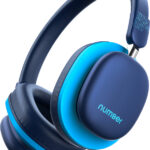 Number Headit Pro 100H Battery, Dual Pairing, 40mm Hi-Bass Drivers, AI ENC, 35ms Gaming Bluetooth(Pro Blue, On the Ear)