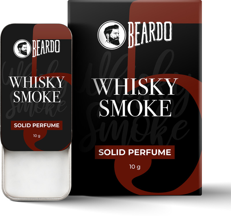 BEARDO Whisky Smoke Solid Wax Perfume | Easy to use | Long Lasting Fragrance Finest Wax Eau de Parfum – 10 ml(For Men)