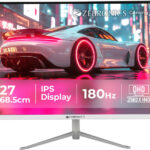 ZEBRONICS Zeb-A 68.5 cm (27 inch) Quad HD LED Backlit IPS Panel Gaming Monitor (Zeb-A27 QHD LED 180Hz)(Response Time: 1 ms, 180 Hz Refresh Rate)