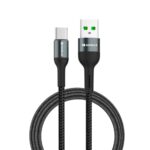 Havells USB Star- Braided Type A to Type C Data Cable 65W, 6A (AHNREHB000) – Black