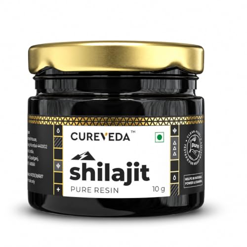 Cureveda Himalayan Shilajit For Men Resin 10 gm