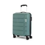 Kamiliant by American Tourister Small Harrier Edge 8W 56 Cms Cabin (PP) Hard Sided 8 Wheels Spinner Luggage/Suitcase/Trolley Bag (Slate Grey) (Double Wheel)