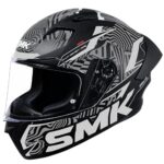 SMK Stellar Sports FURY ISI, DOT and ECE 06 Certified Helmet with Pinlock 30 (GL266 – M)