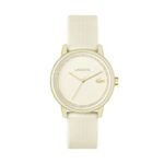 Lacoste Lacoste.12.12 Go Qtz Basic Champagne Round Dial Women’s Watch | Champagne Silicone Material | Strap Watch – 2001288