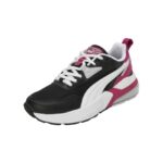 Puma Unisex-Adult Vis2K Black-White-Magenta Gleam Sneaker – 5 UK (39231833)