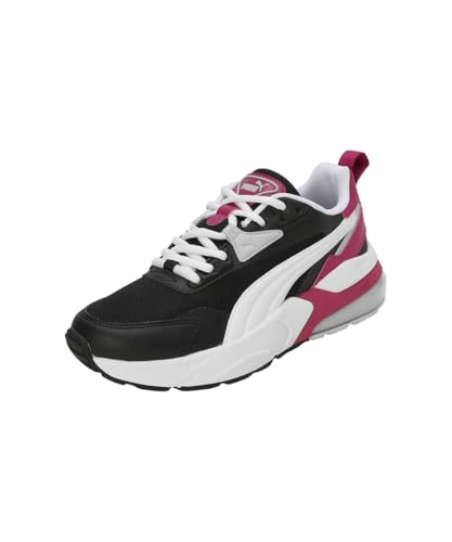 Puma Unisex-Adult Vis2K Black-White-Magenta Gleam Sneaker – 5 UK (39231833)