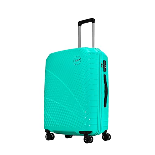 Skybags Streax Medium Size (Check-in) Hard Case Trolley Bag, Turquoise