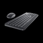 DELL KM3322W Keyboard & Mouse Combo, Anti-fade & Spill-resistant Keys Wireless Standard Laptop Keyboard Compatible with Desktop, Laptop, Mac with 1000 DPI Optical Mouse, 2.4GHz Wireless Receiver, Anti-fade & Spill-resistant Keys, up to 36-Month Battery Life, 128-bit AES Encryption(Black)