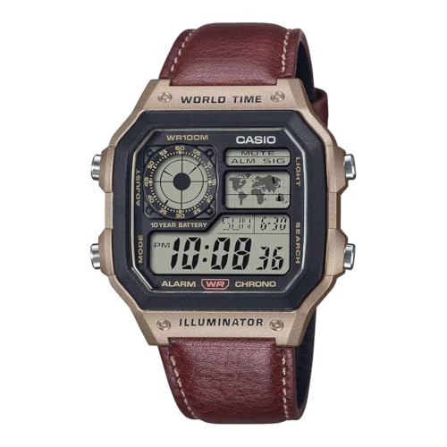 Casio Youth AE-1200WHL-5AVDF Digital Black Dial Unisex (D383)