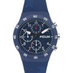 FCUK BEAT FW25 Unisex Analog Watch with Blue Case & Matt Blue Dial – FC184U