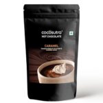 COCOSUTRA Caramel Hot Chocolate Mix | Enjoy hot or cold | 500 g | Gluten Free Drinking Chocolate Powder | No Preservatives | Ready in 2 Minutes | Serves 25 Cups