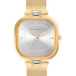 French Connection Sunray Silver Dial Analog Watch for Women – FCN0107GM