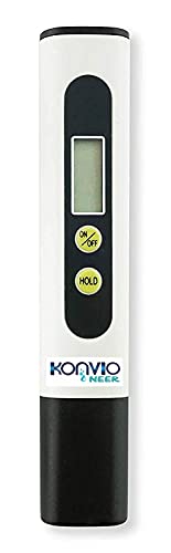 Konvio Neer TDS Meter for Water Testing | Digital TDS meter| PPM Tester for Drinking Water, RO, Aquarium & Hydroponics | Total Dissolved Solids meter