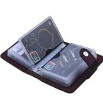 Stealodeal Brown 28 Slots Leather Debit/Credit/ATM Men & Women Card Holder