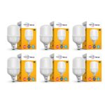 Wipro Garnet 40w LED High Wattage Bulb Pack of 6 (coolwhite)