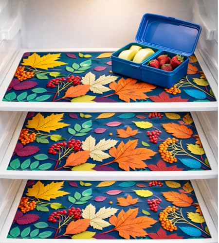 Waterproof Fridge Mats Set of 3 – PVC Refrigerator Shelfs.-CC-103