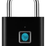 AERYS Smart Lock Fingerprint Biometric Padlock | Keyless&Password-Free Access | Stores 20 Fingerprint | Waterproof Metal Lock for Home,Office Security