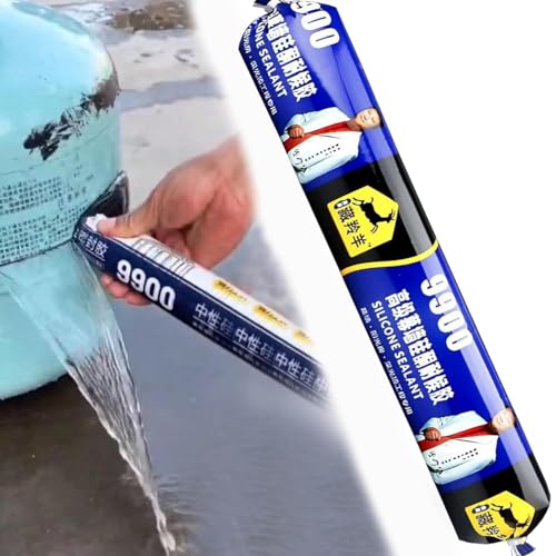 Waterproof Silicone Sealant Adhesive for Leakage Repair, Fast Drying Roof Sealant for Concrete, Water Tank, Metal, Steel, Aluminum, Iron & Bathroom Surface Crack Repair