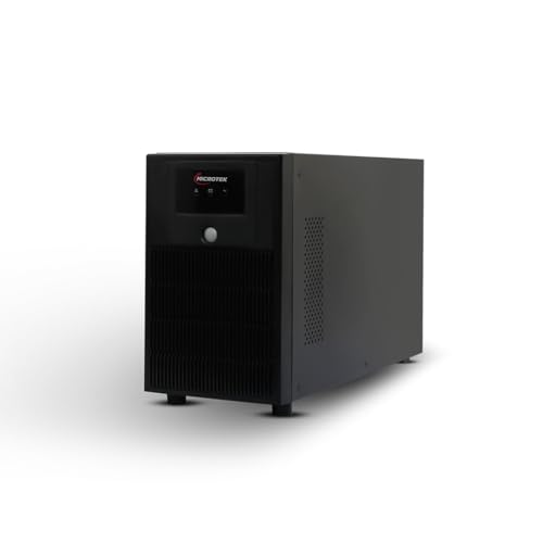 Microtek Desire Pro+ 1000VA UPS | 12V Battery | Simulated Sine Wave | Auto Restart | Input 140-300V AC | Output 220/230V ±10% | Ideal for PCs, Routers, Home Office Backup