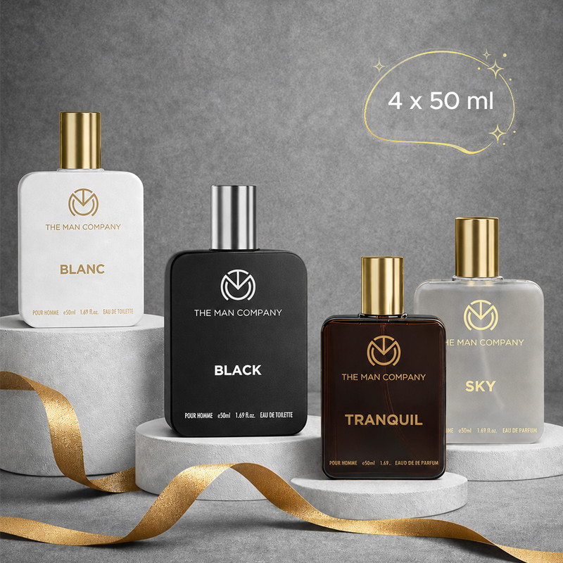 THE MAN COMPANY Perfume Gift Set – Timeless Fragrances | Luxury Long-Lasting Perfumes For Men Perfume  –  200 ml(For Men)