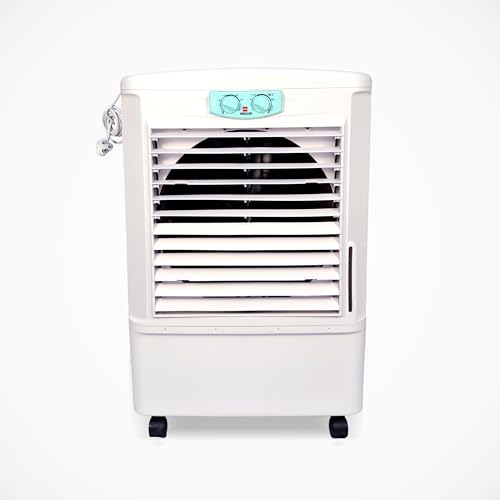 CELLO Breezer 45 Litres Heavy Duty Vertical Commercial Air Cooler | High-Density Honeycomb Cooling Pads, Auto-Fill Water Technology, Powerful Air Flow | Long Life Air Cooler For Restaurants & Office